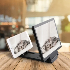 Mobile Phone Screen Magnifier Video Amplifier Smartphone Stand Enlarge Stand - Zdjęcie 1 z 10