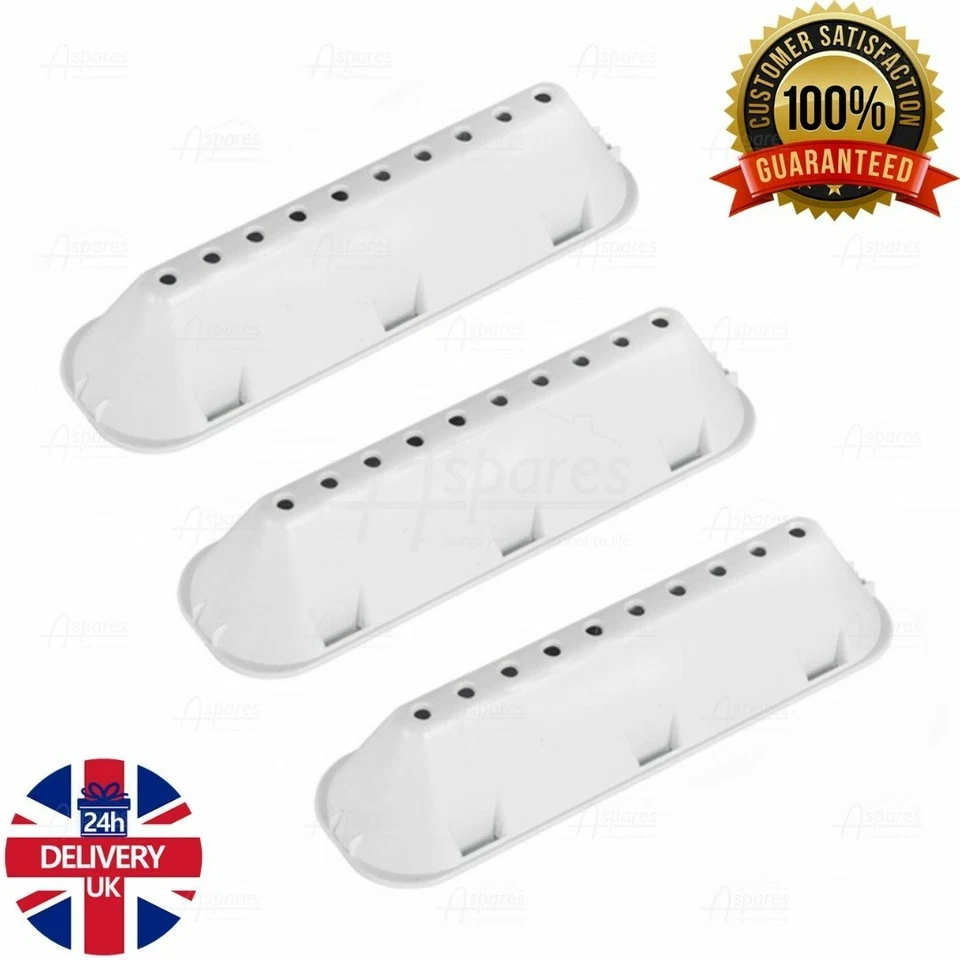 3 PACK HOTPOINT & INDESIT WASHER DRUM PADDLE/LIFTER  10 HOLE - Image 1 of 1