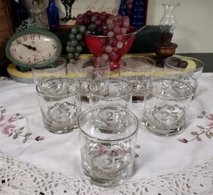 25th Silver Anniversary Rocks Brille Old Fashioned Lowball (8er Set) - Bild 1 von 6