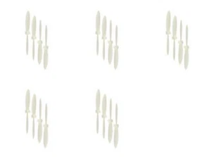 Hubsan X4 H107D White Propeller Blades Props Rotor Set 55mm 5 Pack - Picture 1 of 3