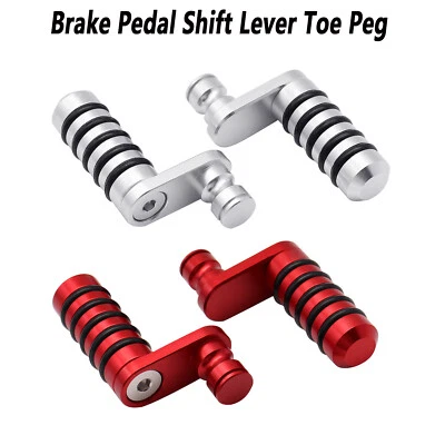 1 Pair Shift Lever Toe Peg Foot Brake Pedal For Aprilia Tuono V4 1100 RR,RSV4 - Image 1 of 4
