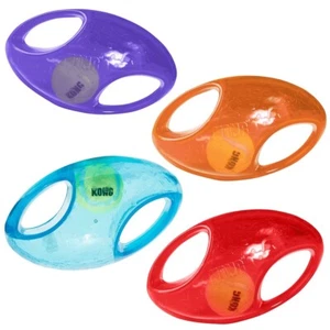 KONG Jumbler Football for Dog Toy M to XL Squeaker Tumbling SOLD EACH ITEM - Picture 1 of 5