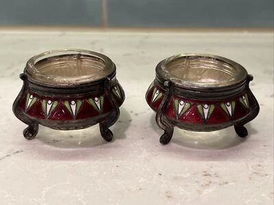 2 salinas cloisonné vintage rusas esmaltadas firmadas Foto 1 de 4