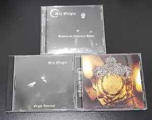 Sin Origin 3 CD Lot Night Aeternal Presence Dread Magician Velonnic Black Metal - Foto 1 di 5