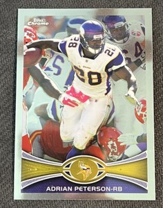 2012 Topps Chrome Football #158 Adrian Peterson Vikings