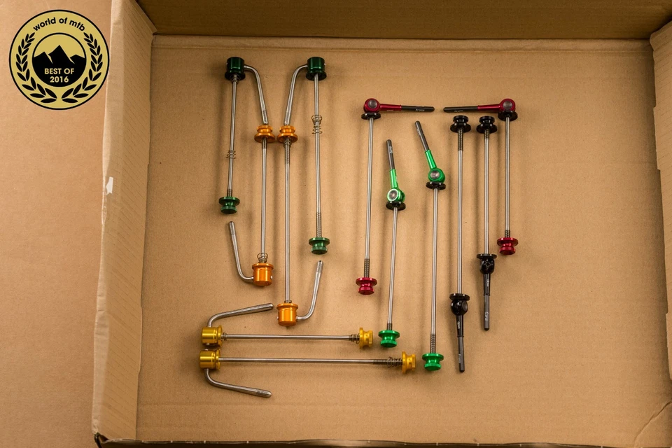 Tune AC 14 100 Road AC 16 MTB Vorderrad quick release skewer Retro NOS Vintage - Bild 1 von 4