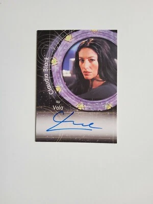 Stargate SG-1 Season 8  Auto A67 Claudia Black as Vala (Very Limited) - Image 1 of 2