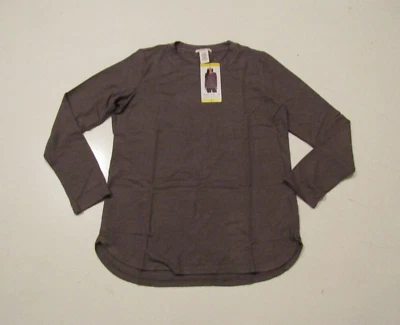 Camisa túnica MATTY M ciruela L/S cuello redondo talla pequeña nueva con etiquetas para mujer Foto 1 de 2