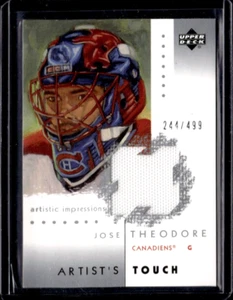 MAGLIA JOSE THEODORE 2002 UD Impressioni artistiche tocco artista/499!-MONTREAL - Foto 1 di 2