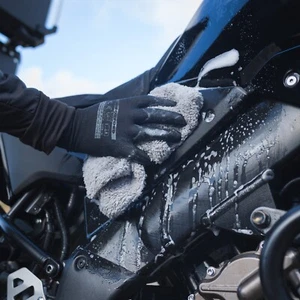 OXFORD MICROFIBRE MOTORBIKE MOTORCYCLE CYCLE CLEANING POLISHING WAXING TOWELS - Picture 1 of 5