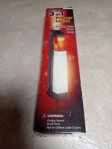 3 IN 1 POWER LIGHT WITH BLINKER FOR ROAD EMERGENCY OR POWER OUTAGES WORKS GREAT! - Picture 1 of 7
