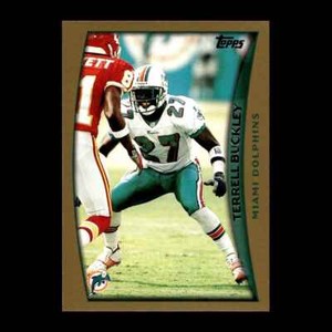 Terrell Buckley 1998 Topps Miami Dolphins #265 R324A 58