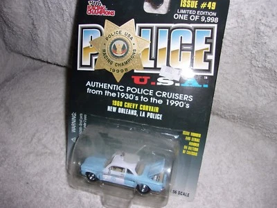 ГОНОЧНЫЕ ЧЕМПИОНЫ ПОЛИЦИЯ США 1960 CHEVY CORVAIR НОВЫЙ ОРЛЕАН LA ПОЛИЦИЯ #49 - Изображение 1 из 3