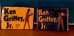 1989 Ken Griffey Jr., Chocolate Bar -UNOPENED! Pacific Trading Cards Set Of 2