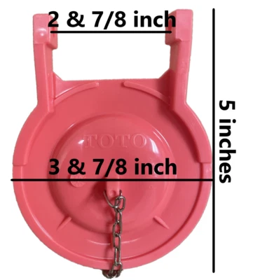 NUFLUSH TOTO THU331S 3-inch Flapper, Fits most 3-inch Toilets