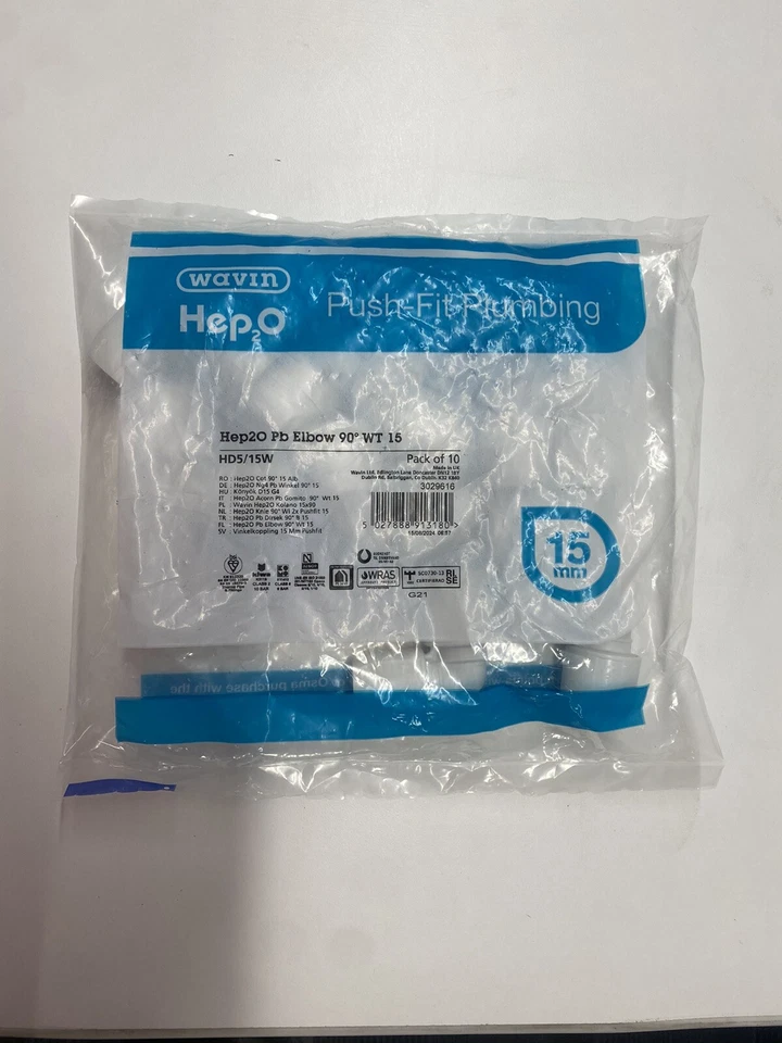 Wavin Pb Winkel 90° Wt 15 HD 5/15W 10er Pack