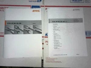 BR 500 550 600 Rucksack Gebläse Service Werkstatt Reparatur & Teilehandbuch - Bild 1 von 3