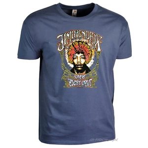 Camiseta Jimi Hendrix Años 70 Festival Rockshirt Motivo *2095 vaquera - Imagen 1 de 2
