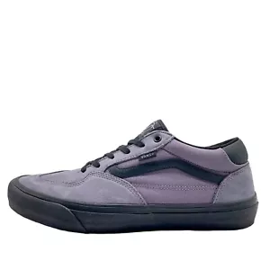 Vans Rowan Hell Lila Schwarz Herren Leder Sneaker Größe 13 Skateboard Schuhe - Bild 1 von 11