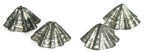 Miniature Antique Tinware Tart Pans French Country 8 Point Star Metal Mold 1"x2" - Picture 1 of 8