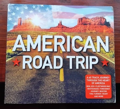 AMERICAN ROAD TRIP TRIPLE CD VARIOUS ARTISTS (2017) *SOFT ROCK *EXCELLENT COND. - Image 1 of 4