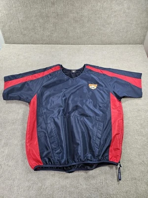 Cooperstown Dreams Park Pullover Windshirt Hombres XL Azul Marino Rojo Béisbol Ventilado Foto 1 de 4