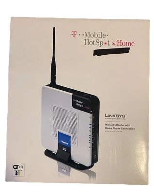 Linksys T-Mobile HotSpot @ Home Wireless Router WRTU54G-TM - Image 1 of 4