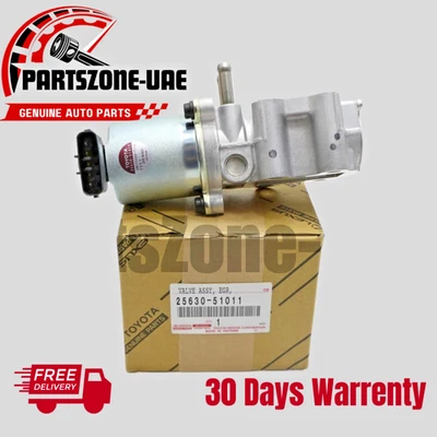 25630-51011 Genuine Toyota Land Cruiser Lexus LX450D LX570 EGR Valve OEM - Изображение 1 из 2