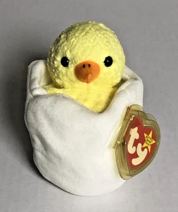 ❤️ NEW 1999 TY Beanie Baby "Eggbert" - Rare Vintage Plush w/ Tag Protector 🌈 - Picture 1 of 5