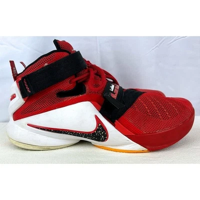 LeBron James Soldier XII 12 Red Black Basketball Shoes Mens Sneakers - Image 1 of 4