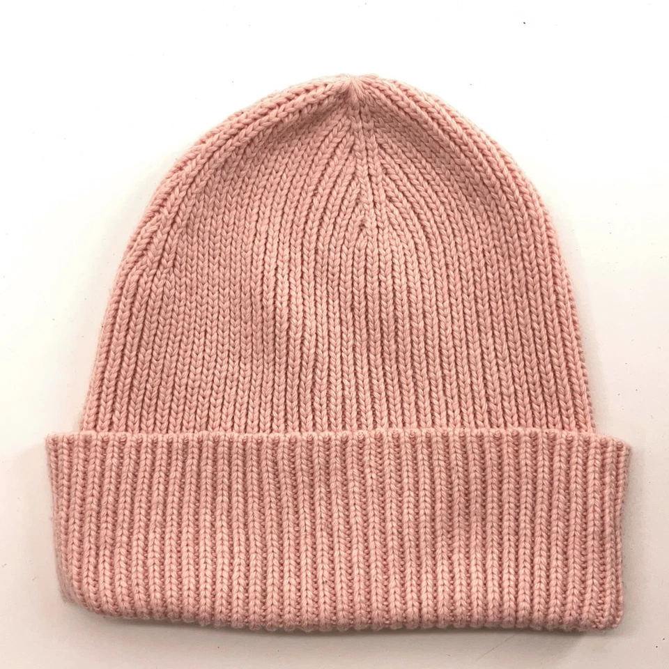 Gorra puño invierno mezcla reciclada poliéster tejido rosa azul marino antiguo Foto 1 de 4