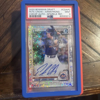 2020 Bowman Draft - Chrome Crow-Armstrong #CDA-PC Sparkle Refractor /71 (AU, RC) - Image 1 of 2