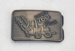 Case 760 4 ruedas dirección zanjadora hebilla de cinturón 1985 edición limitada EE. UU. - Imagen 1 de 2