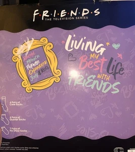 Friends! 15 Days of Socks. Kids Size M. 9-2.5 Shoe Size. 4Crew/4Quarter/7No Show - Picture 1 of 24
