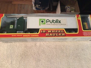 1993 EZTEC RADIO CONTROL SEMI TRUCK Publix 18 Wheel Hauler New In Box C#GM - Picture 1 of 2
