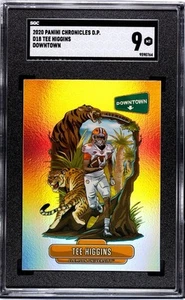 2020 Panini Chronicles #D18 Tee Higgins Downtown Draft Picks RC Clemson SGC 9 - Picture 1 of 8