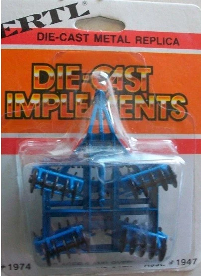 Ertl 1974 1:64 Blue Wing Disc - Image 1 of 1