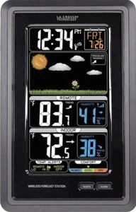 Wireless Color Weather Station - Real-time Backyard Weather, Humidity Comfort... - Picture 1 of 6