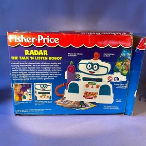Fisher Price Radar The Talk 'n Listen Roboter elektronisches Lernspielzeug - Bild 1 von 5