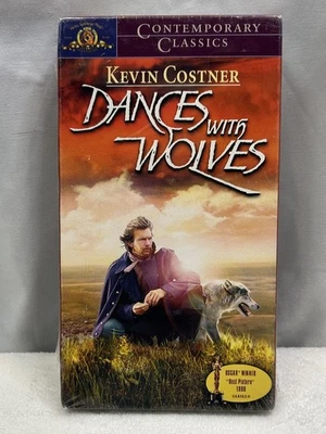 Dances With Wolves (1990) VHS Video Starring Kevin Costner - Still Sealed - Image 1 of 4