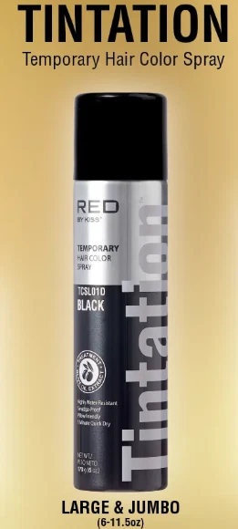 Kiss Colors Tintation Temporary Root Touch-Up Hair Color Spray with Olive Oil - Image 1 of 1