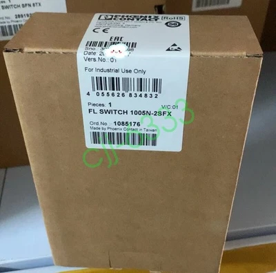 1pcs Phoenix Contact FL SWITCH 1005N-2SFX Industrial Ethernet Switch 1085176 - Image 1 of 2