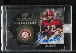 2012 Exquisite Collection Dimensions Signatures /60 Joe Namath #EB-JN Auto HOF - Picture 1 of 3
