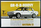 1969 DATSUN/2 Door Sports Car Magazine Ad - GR-R-R-ROOVY