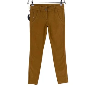 JACOB COHEN Women CHLOE Brown Slim Fit Jeans Trousers W26 L34 Made In Italy - Picture 1 of 15