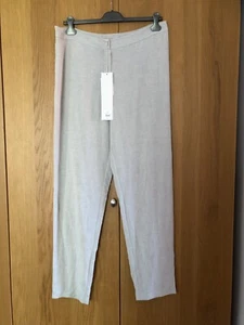 NEW WITH TAGS Crea Concept Beige Linen trousers Size 44 UK 12/14 - Picture 1 of 7
