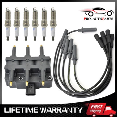 Ignition Coil UF305 +Spark Plug&Wire  For Chrysler Town & Country 2008-2010 3.3L - Image 1 of 4