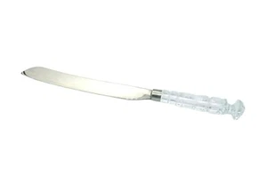 Vintage Godinger Lucite Handle Stainless Steel Seregated Knife - Picture 1 of 5