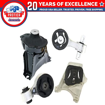 Fits 2006-2011 Acura CSX 2.0L Front Engine Motor & Torque Strut Mount Set 4PCS Foto 1 de 4