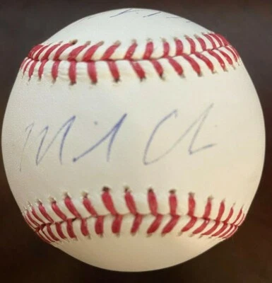 Michael Choice NO AUTENTICADO OML Múltiples Autógrafos Firmados Béisbol - CM 496 Foto 1 de 3